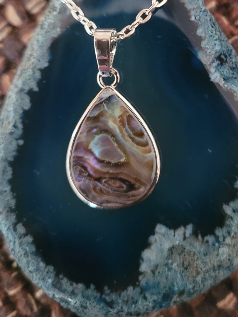 From the Sea - Abalone Pendant Necklace